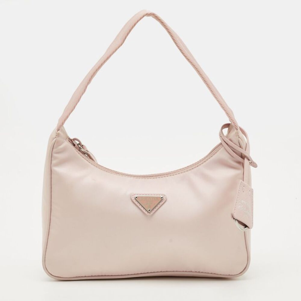 Prada Re-Edition 2000 Light Pink Nylon Shoulder Bag